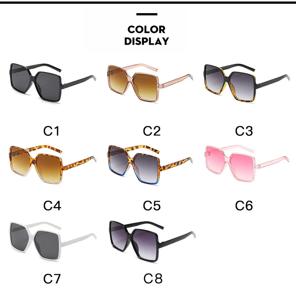 Oversized Square Sunglasses